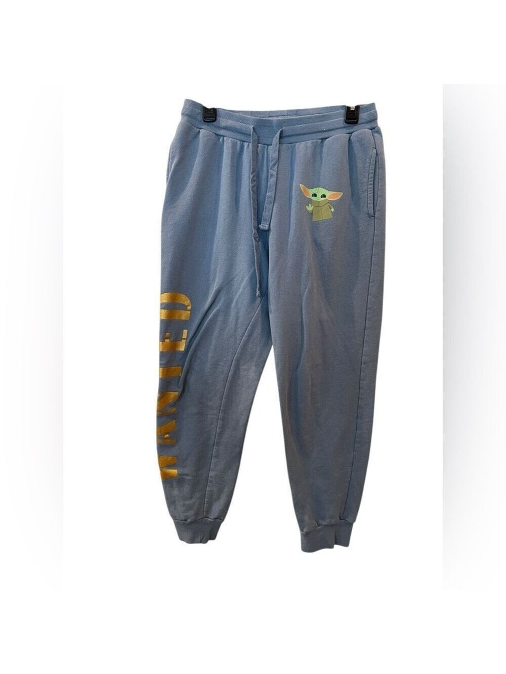 Star Wars Women’s Baby Yoda Blue Jogger Sweatpants Size: Large